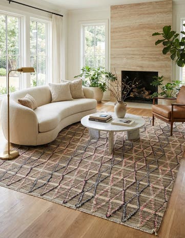 6' 5 x 10' Hand Knotted Darya Wool Rug