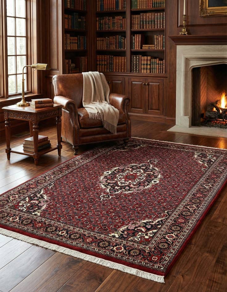 Detail image of  3' 8 x 6' Bidjar Wool Rug