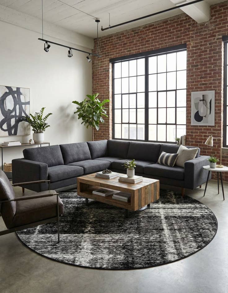 Detail image of 7' 10 x 7' 10 Laguna Round Rug