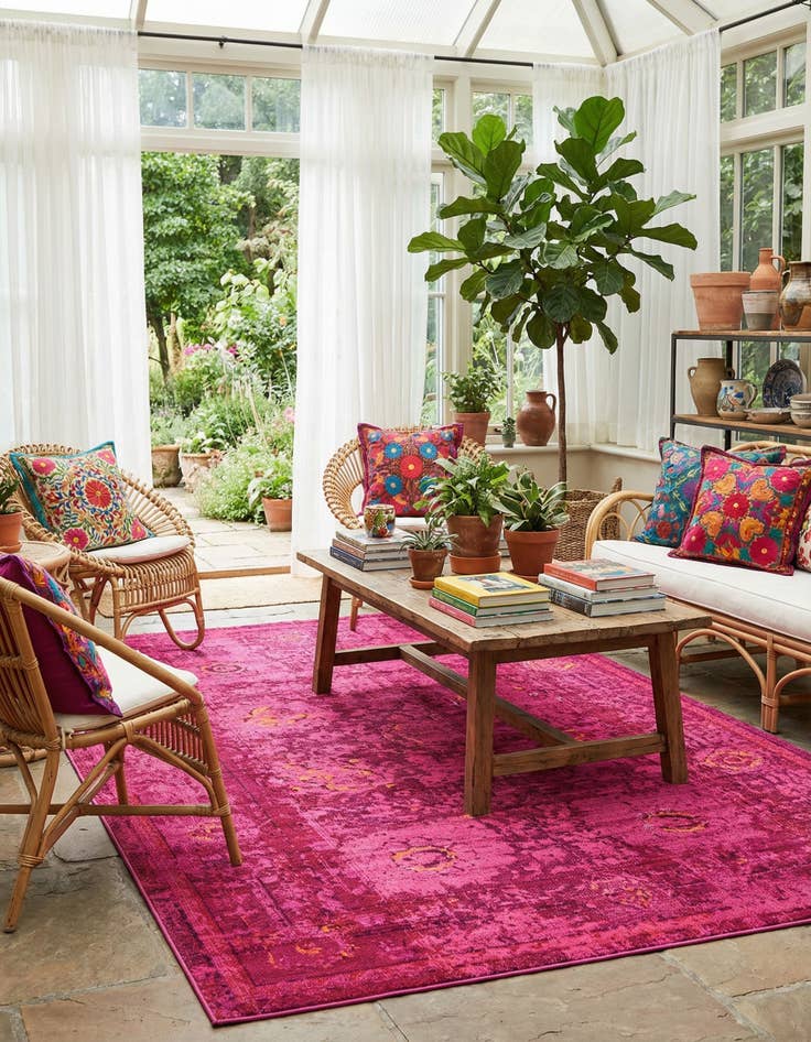 Detail image of 8' x 11'  Washable Palazzo Rug