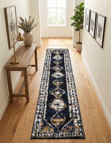 Blue Tagine Runner Rug