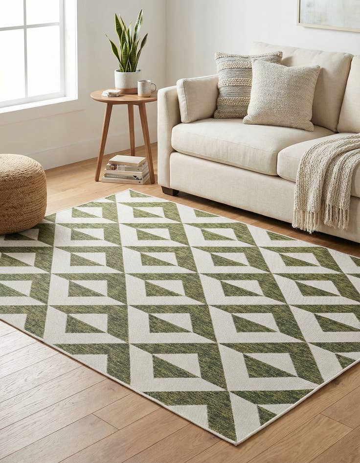 Detail image of 1' 4 x 1' 4  Washable Jill Zarin Napa Indoor / Outdoor Sample Rug