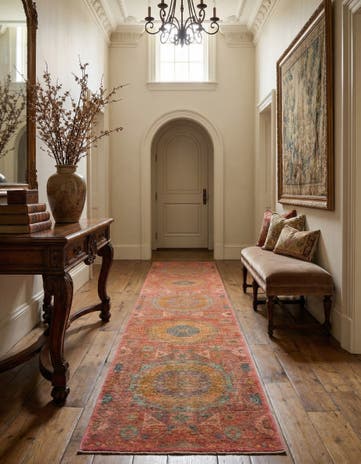 2' 7 x 12' 10 Amina Wool Runner Rug