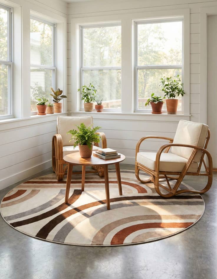 Detail image of  7' 10 x 7' 10 Charlotte Round Rug