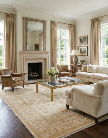 6' 8 x 10' Ziegler Wool Rug