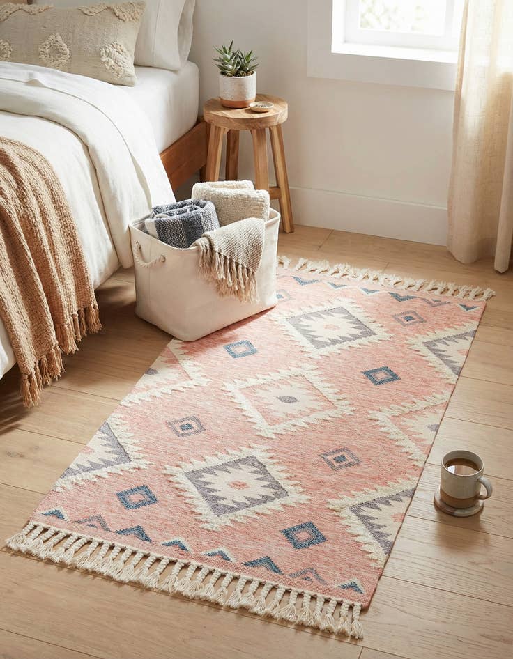 Detail image of 1' 6 x 1' 6  Hand Woven Arizona Wool Sample Rug