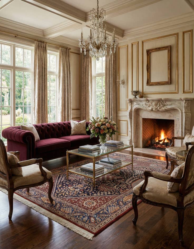 Detail image of 5' 1 x 8' 2 China Silk Rug