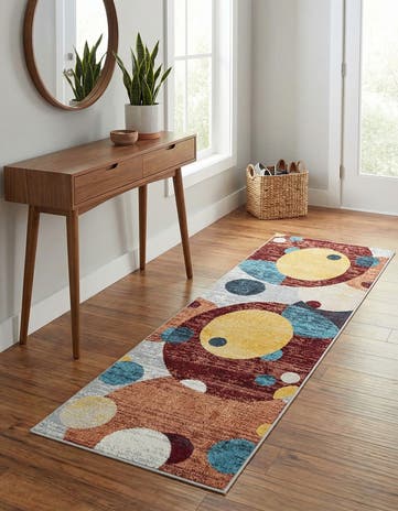 2' x 6' 1 Kamala Washable Runner Rug
