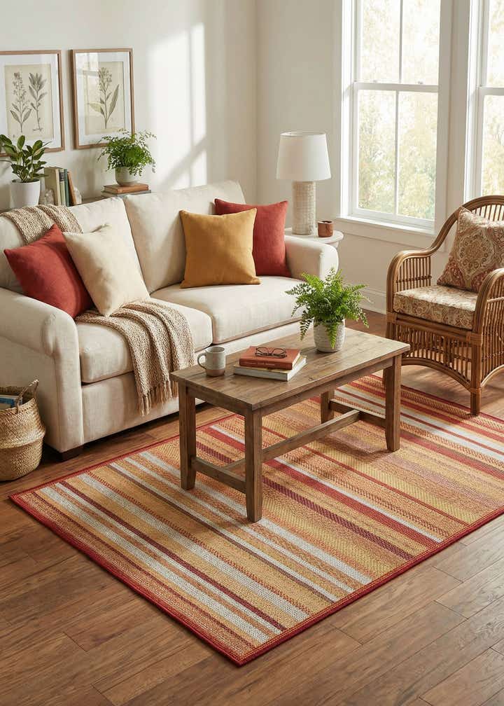 4' x 6' Easy-Clean Baja Indoor / Outdoor Rug
