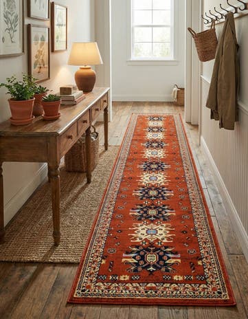 3' x 16' 5 Heris Runner Rug