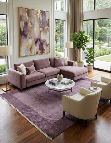7' 11 x 11' 3 Hand Knotted Darya Wool Rug
