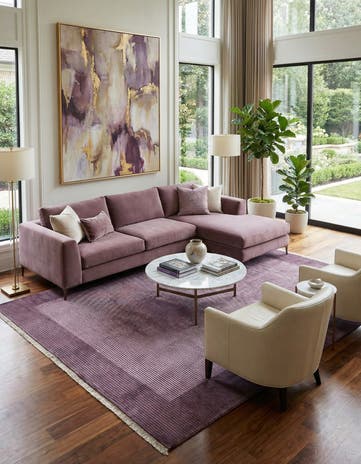 7' 11 x 11' 3 Hand Knotted Darya Wool Rug