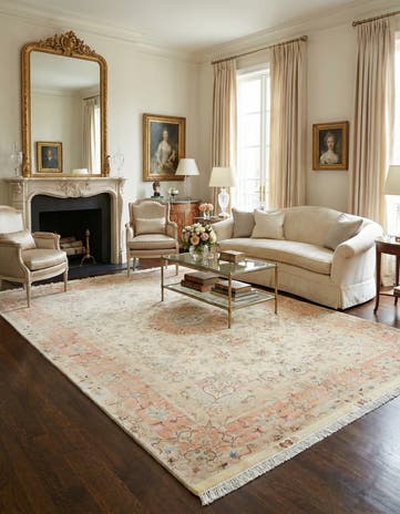 6' 6 x 10' Hand Knotted Tabriz Persian Rug