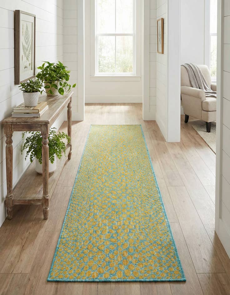 Detail image of 2' x 8' Easy-Clean Jill Zarin Cape Town Indoor / Outdoor Runner Rug