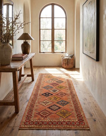 2' 9 x 6' 7 Luribaft Wool Runner Rug