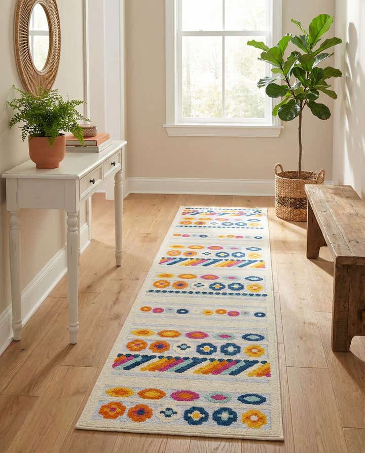 2' x 10' Easy-Clean Aruba Indoor / Outdoor Runner Rug