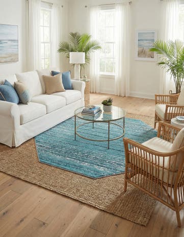 7' x 7' Oasis Octagon Rug