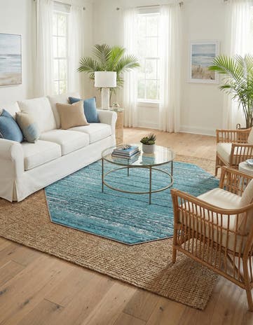7' x 7' Oasis Octagon Rug