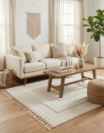 Ivory Boho Rug
