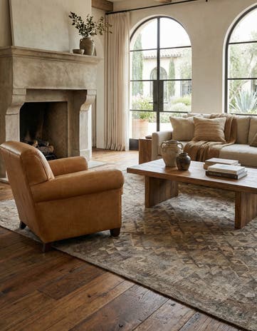 5' x 6' 8 Hand Woven Kilim Maymana Wool Rug