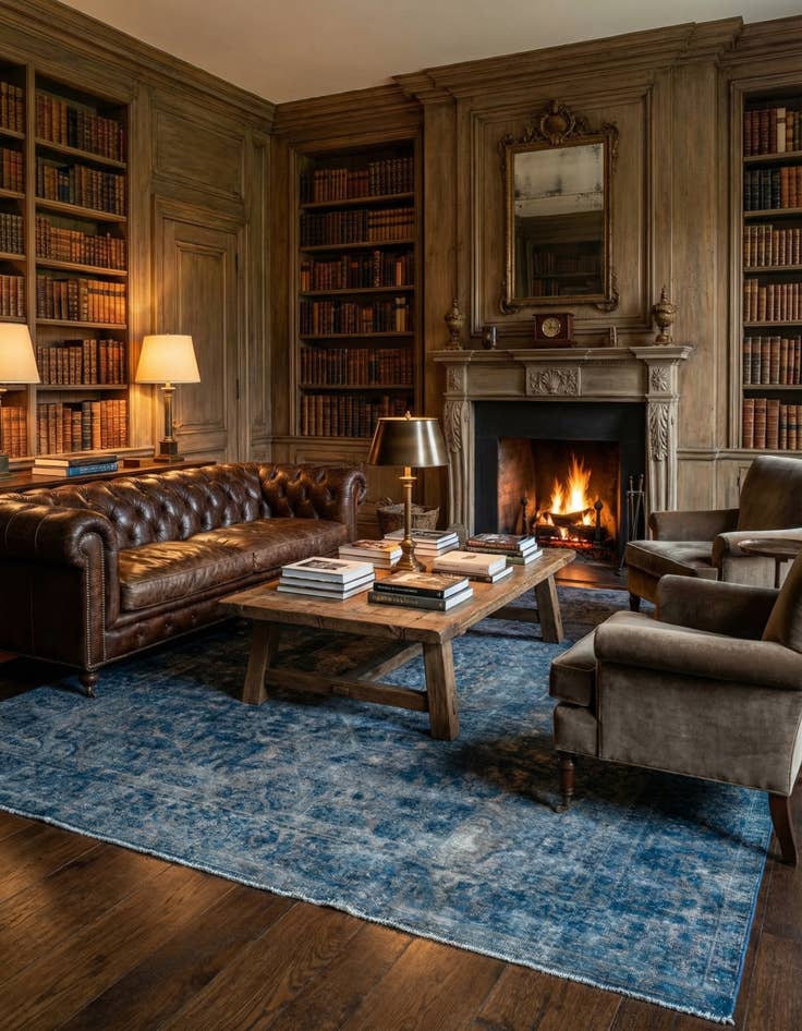 Detail image of 9' 5 x 12' 9  Hand Knotted Ultra Vintage Persian Wool Rug