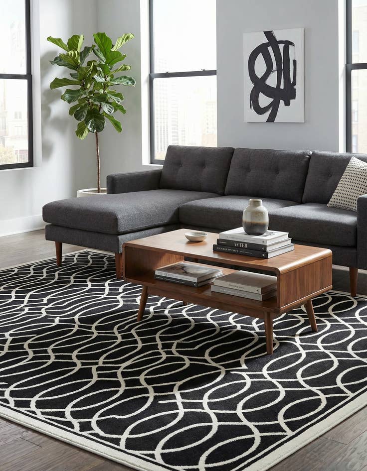 Detail image of 6' 4 x 9' Milano Rug