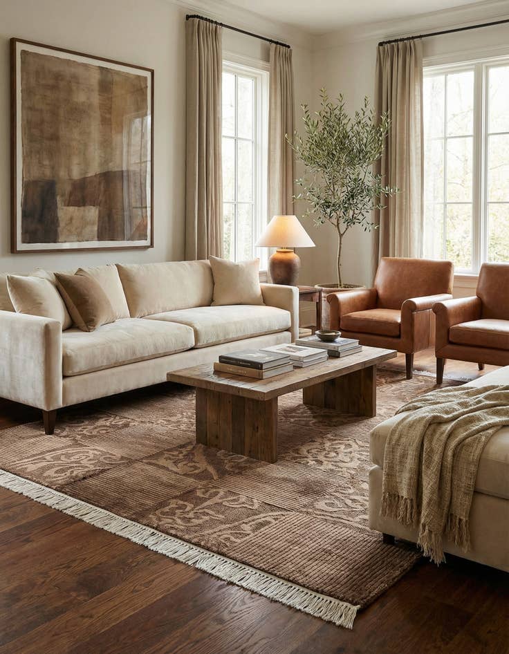 Detail image of  4' 1 x 6' Darya Rug