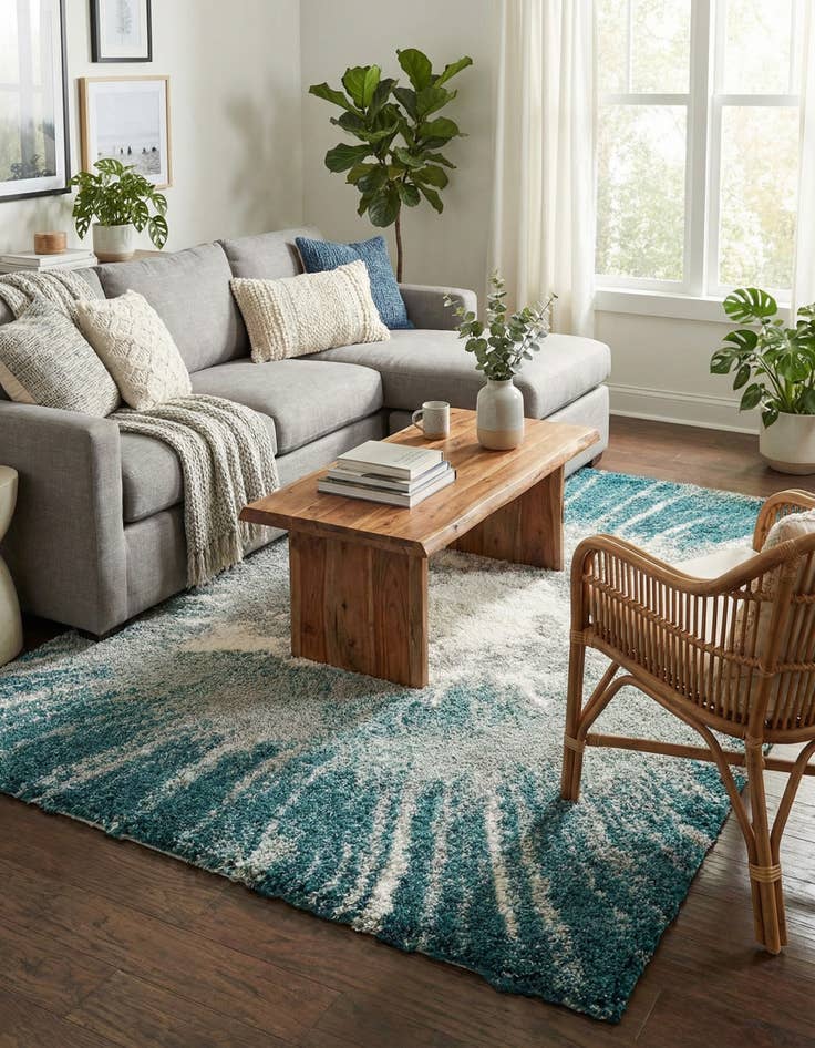 Detail image of 7' x 10' Soft Touch Shag Rug