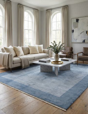 8' 1 x 11' 4 Hand Knotted Darya Wool Rug