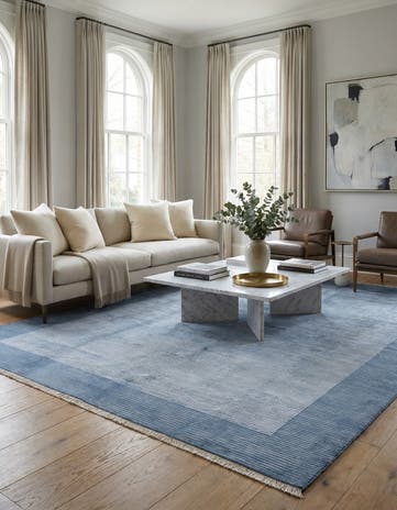 8' 1 x 11' 4 Hand Knotted Darya Wool Rug