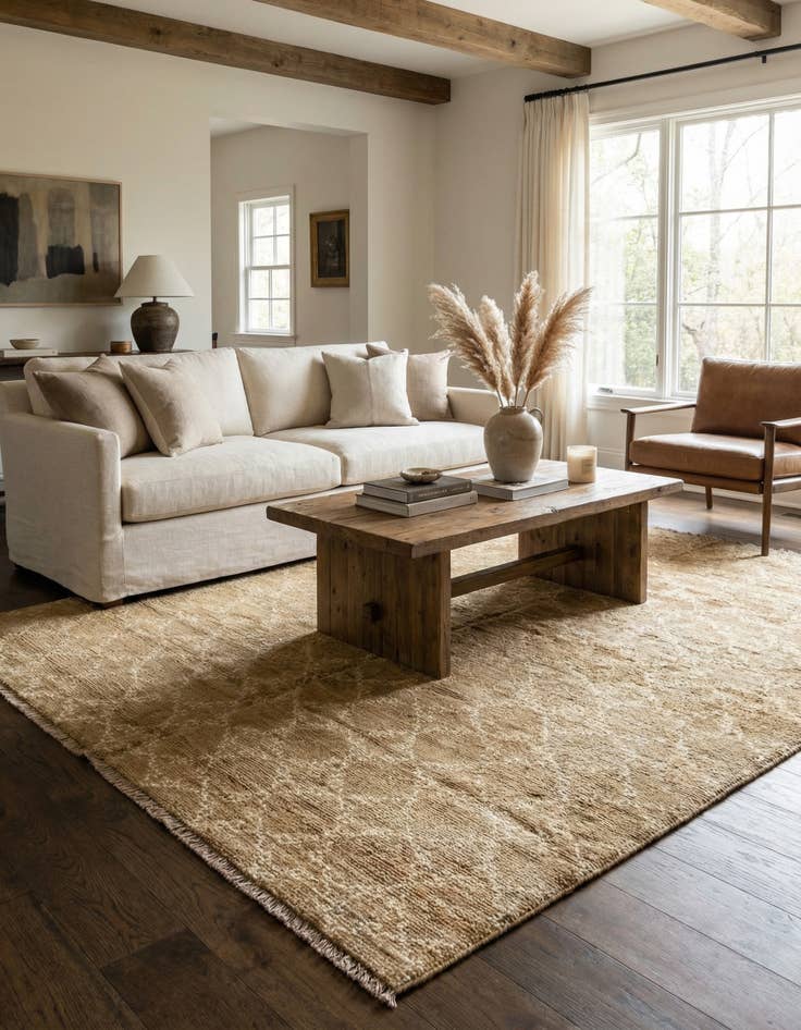 Detail image of 5' 5 x 7' 10  Hand Knotted Darya Wool Rug