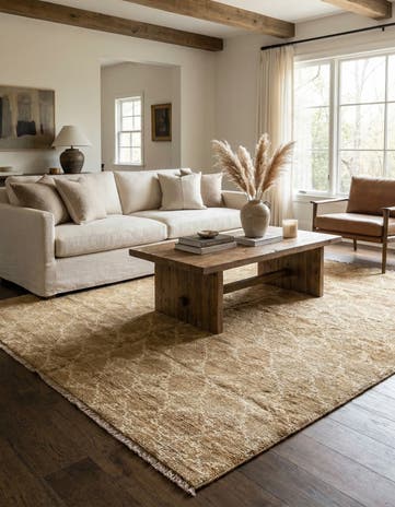 5' 5 x 7' 10 Hand Knotted Darya Wool Rug