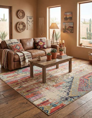 8' x 8' Washable Mesa Square Rug