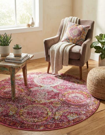 3' 3 x 3' 3 Santiago Round Rug