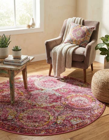 3' 3 x 3' 3 Santiago Round Rug