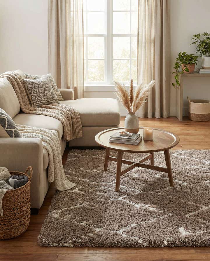 8' x 8' Infinity Shag Square Rug