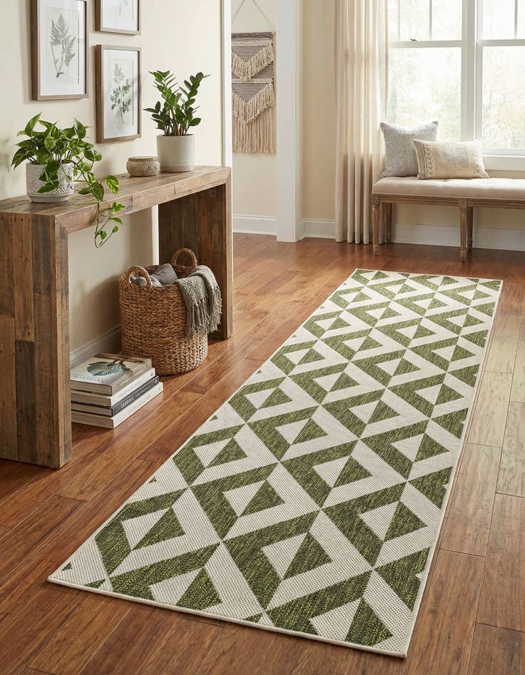 Detail image of 2' x 8'  Washable Jill Zarin Napa Indoor / Outdoor Runner Rug