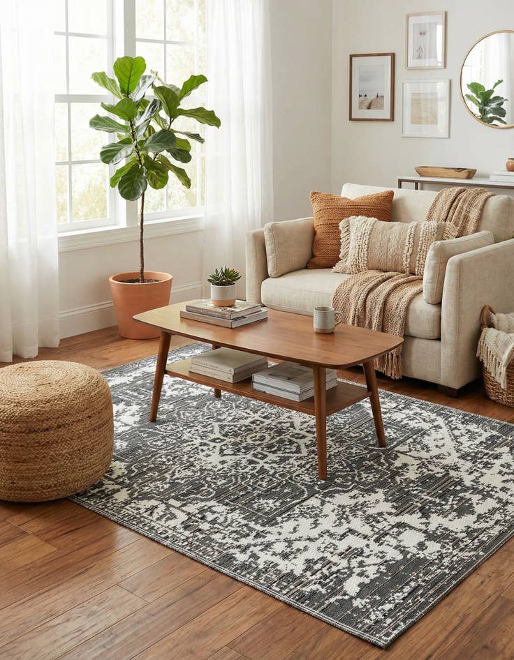 Detail image of 4' x 6' Easy-Clean Vista Breeze Indoor / Outdoor Rug