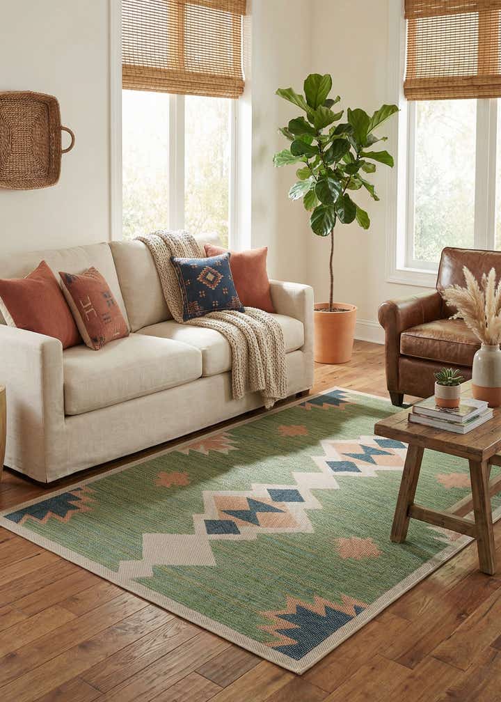 6' x 9' Easy-Clean Baja Indoor / Outdoor Rug