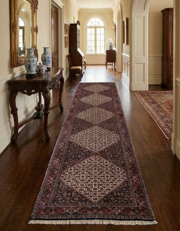 2' 9 x 13' 7 Bidjar Wool Runner Rug