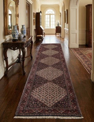 2' 9 x 13' 7 Bidjar Wool Runner Rug