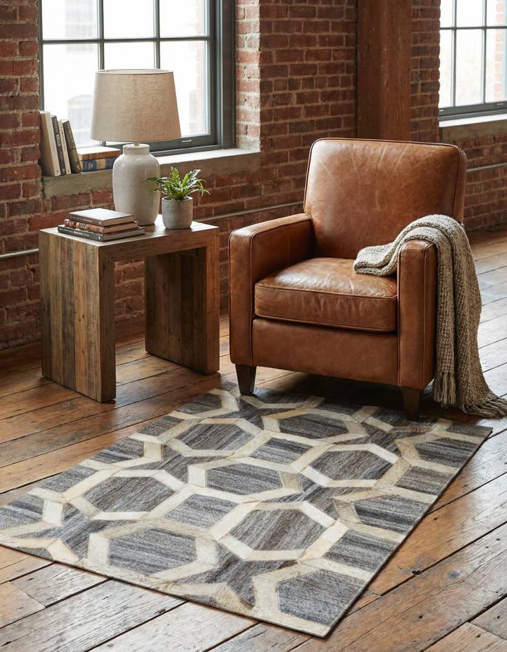 Detail image of 2' 2 x 3' 2 Cowhide Rug