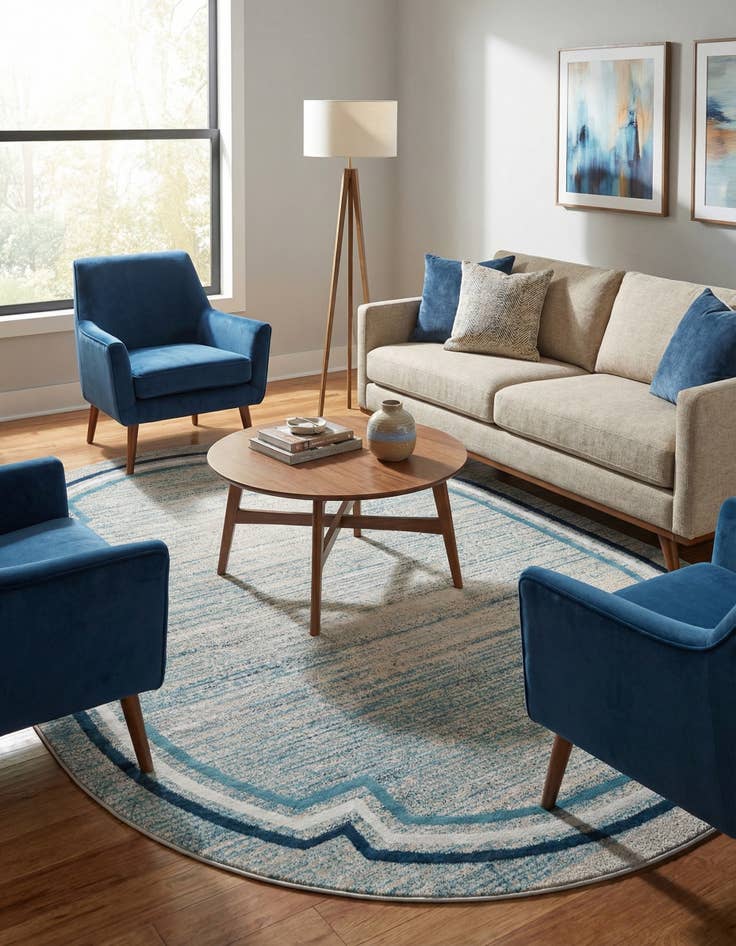 Detail image of 8' x 10' Oasis Oval Rug