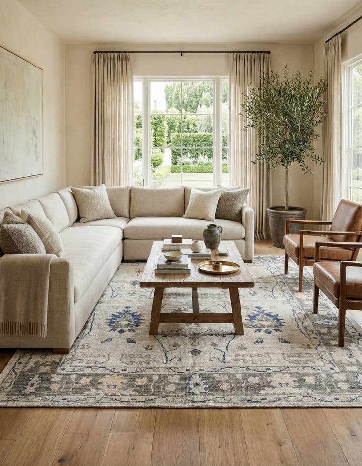 Detail image of 8' 4 x 10' 6  Hand Knotted Moroccan Wool Rug