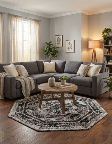 7' 10 x 7' 10 Monte Carlo Octagon Rug