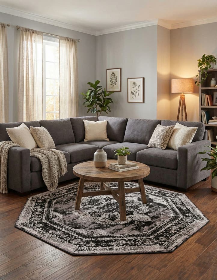 7' 10 x 7' 10 Monte Carlo Octagon Rug