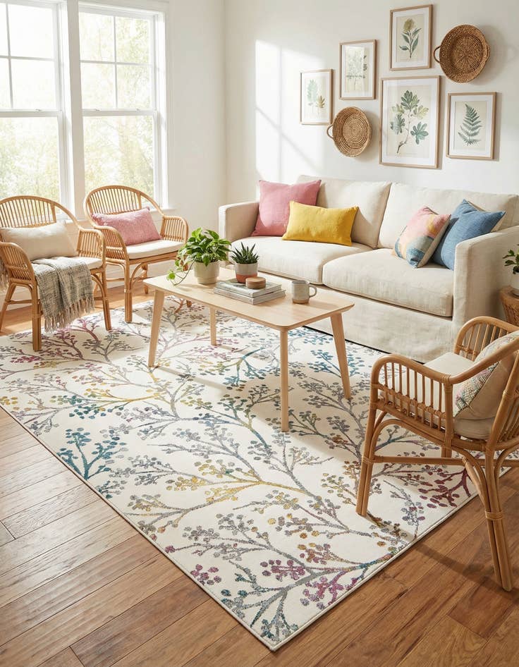 Detail image of 6' x 9' Blossom Rug