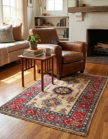 2' 8 x 4' 3 Hand Knotted Kazak Rug