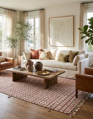 9' 10 x 12' Hand Knotted Moroccan Wool Rug