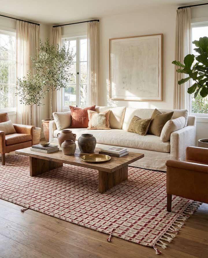 9' 10 x 12' Hand Knotted Moroccan Wool Rug